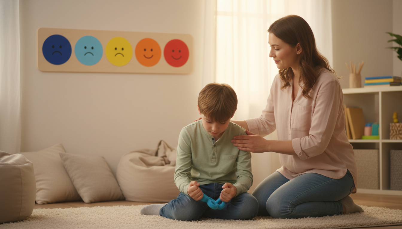 découvrez l’échelle de bien-être tsa, un outil visuel clé pour aider votre enfant à communiquer ses émotions et prévenir les crises en exprimant « je suis à bout ».