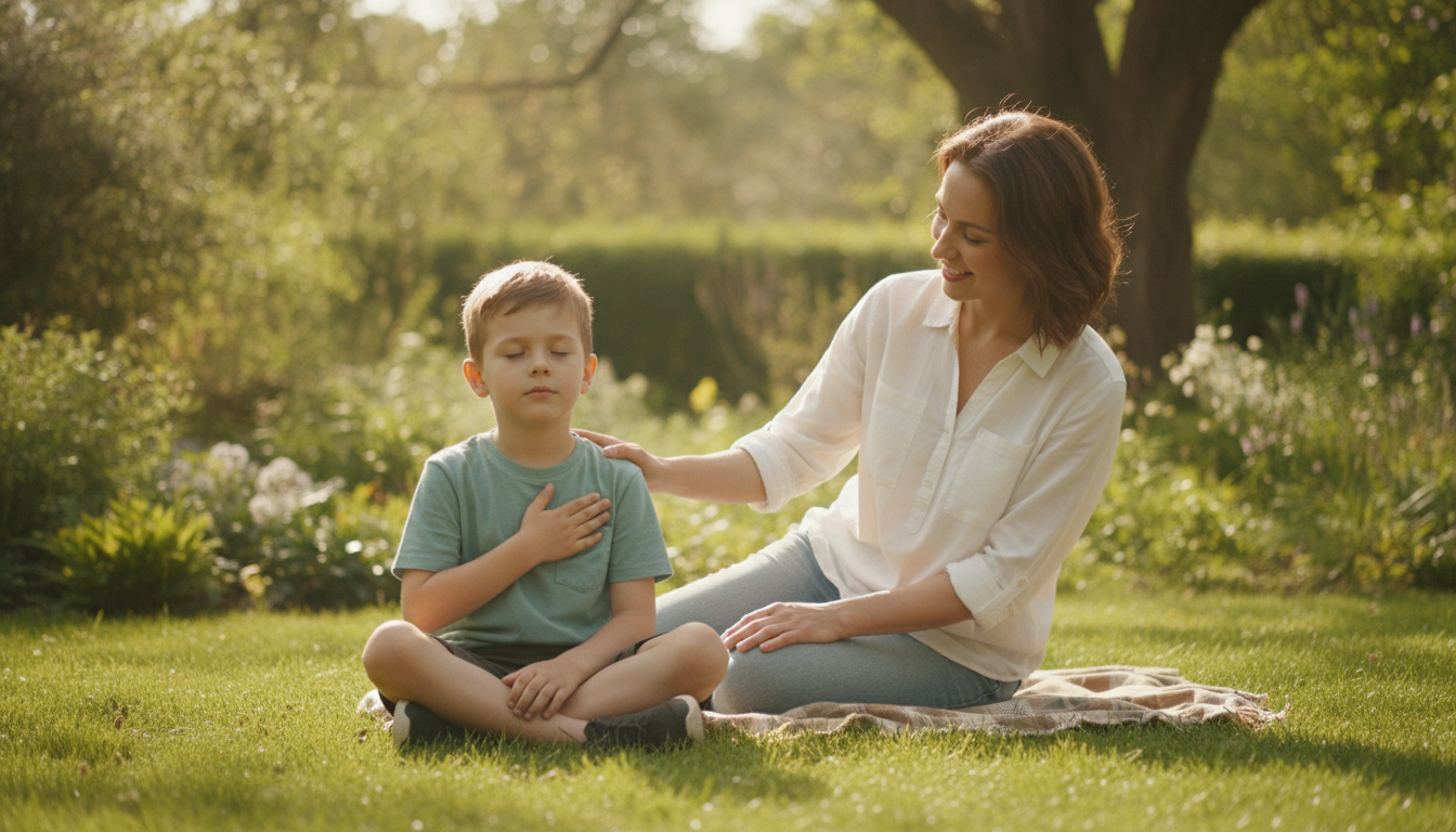 apprends à ton enfant à reconnaître et écouter les signaux de son corps grâce à l'intéroception pour mieux gérer et apaiser ses émotions au quotidien.