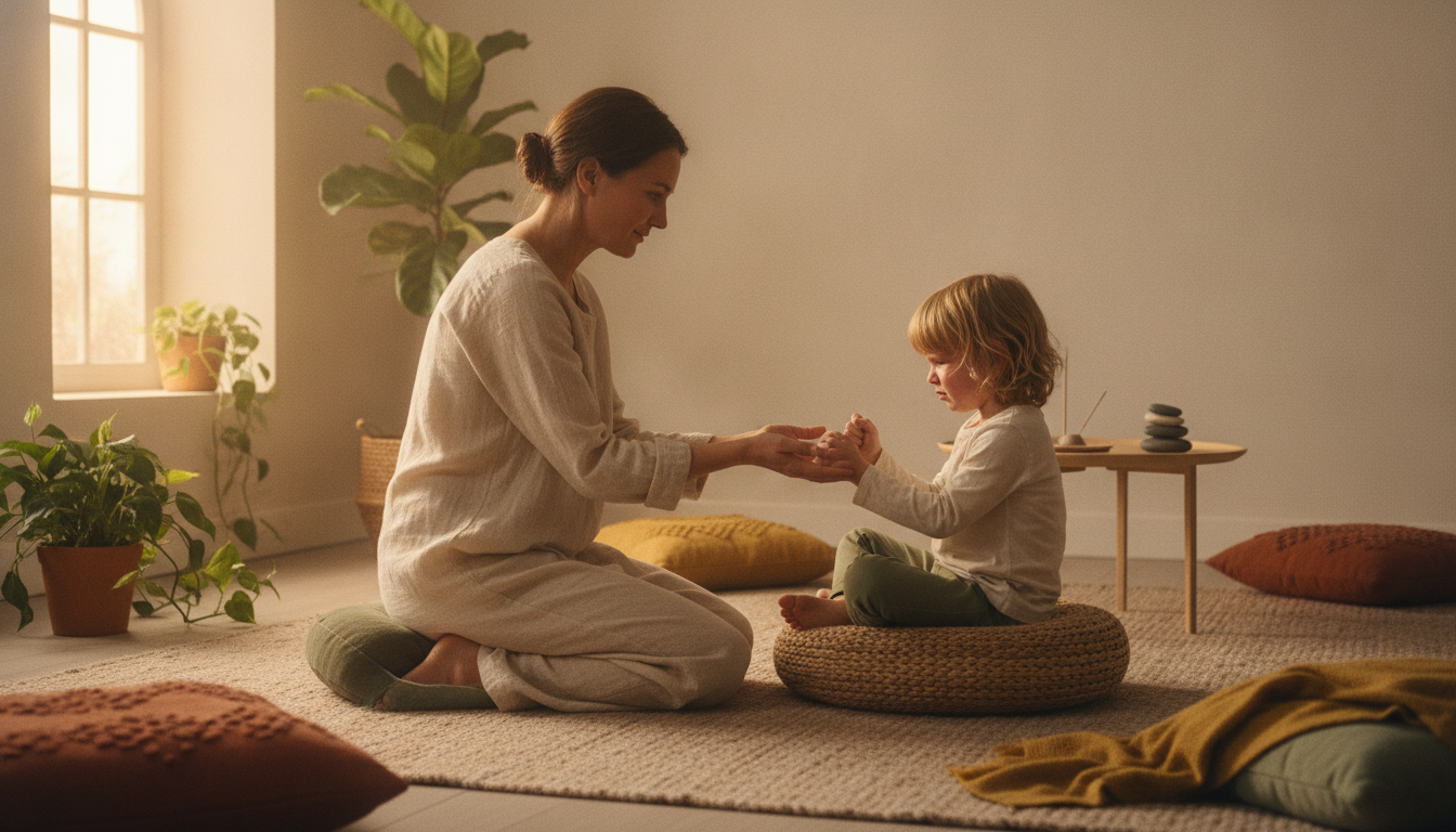 apprenez à gérer la colère chez l'enfant grâce à un personnage apaisant et une méditation guidée offerte pour l'accompagner pas à pas.